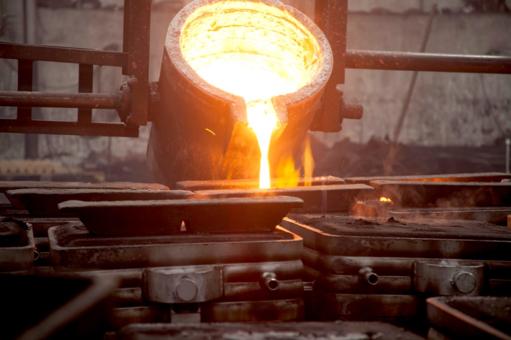 molten metal