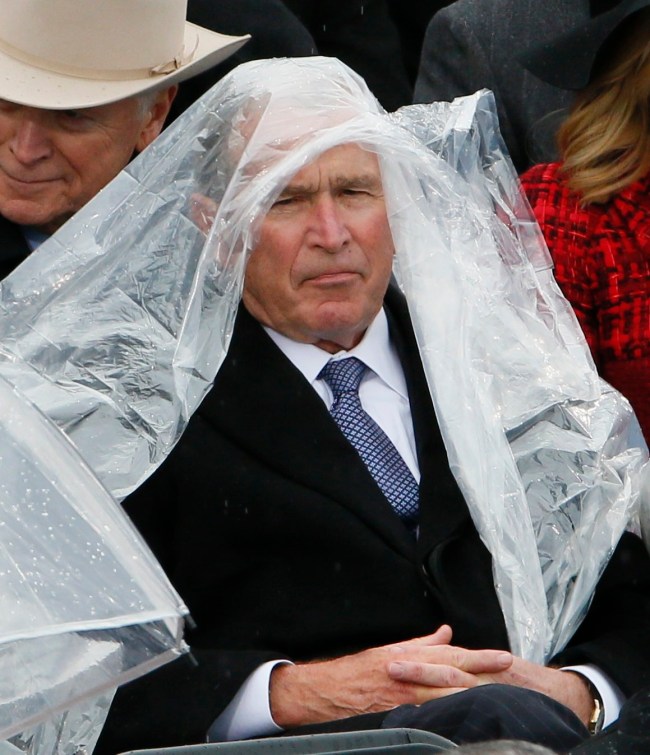 george bush poncho