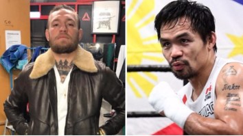 Manny Pacquiao Willing To Step In To Fight Conor McGregor If Floyd Mayweather Turns Him Down