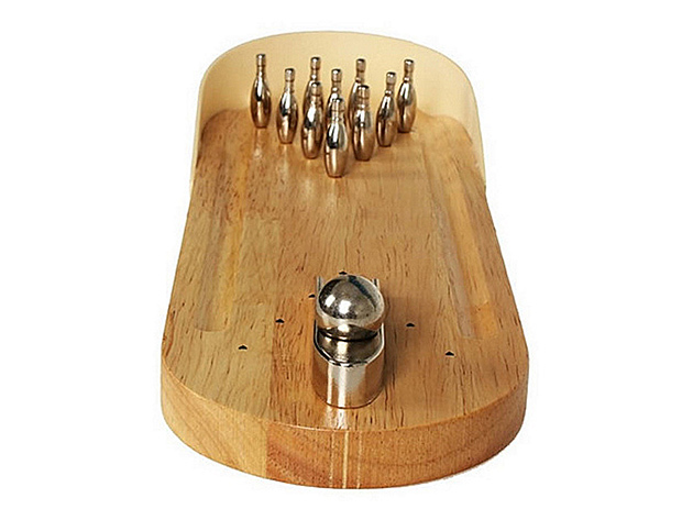 The Kingpin Desktop Mini Bowling Alley
