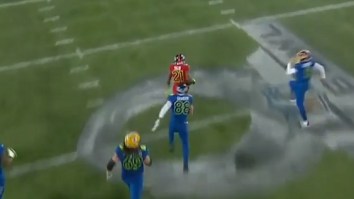 Kirk Cousins Throws Interception Then Chases Down Aqib Talib And Strips Ball Away