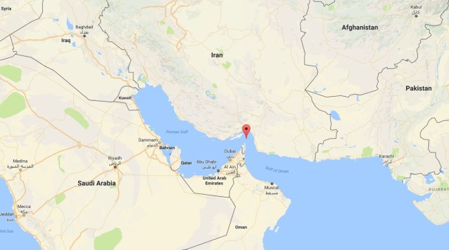 Strait Of Hormuz Map