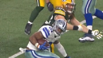 Ezekiel Elliott Hits The Circle Button And Makes Clay Matthews Look Silly