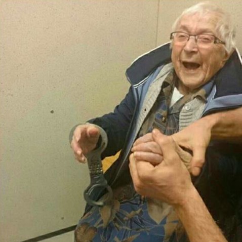 99-year-old bucket list arrested the netherlands