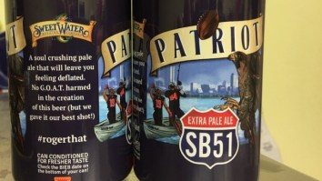 Atlanta’s SweetWater Brewing Makes Good On Bet, Brews A Patriots Beer That Still Trolls Pats Fans