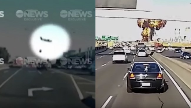 Melbourne Plane Crash Footage