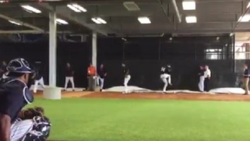 A Catcher’s View Of An Aroldis Chapman 100mph Fastball Is Pretty Insane