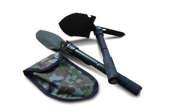 folding camping shovel multi-tool