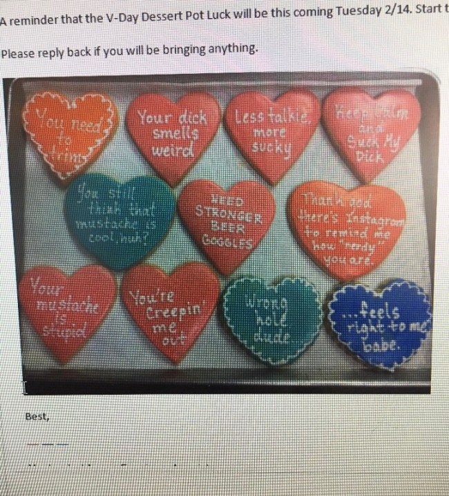 funny office manager email