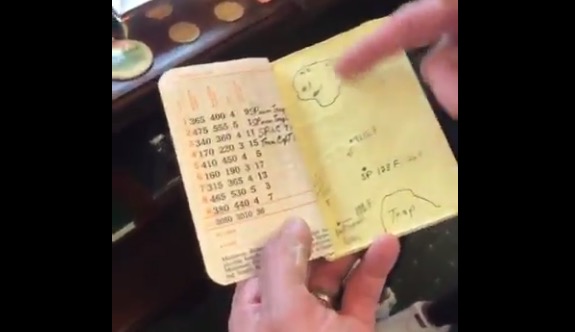 arnold palmer-augusta national yardage book
