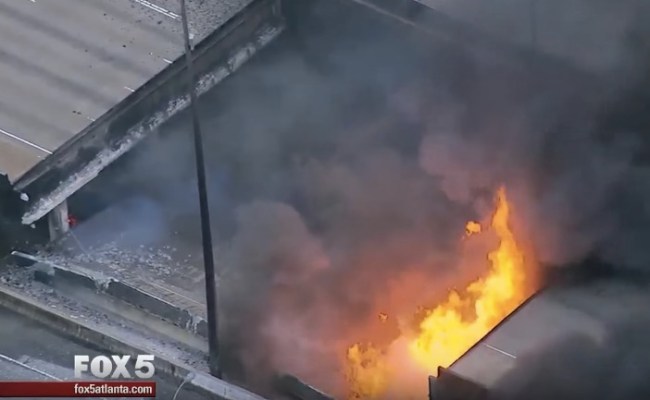 Atlanta I-85 Highway Fire
