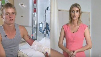 Aussie Bro Drunk On ’10 Cups Of Goon’ Gets Attacked By Croc, Lives, Gives AMAZING Interview