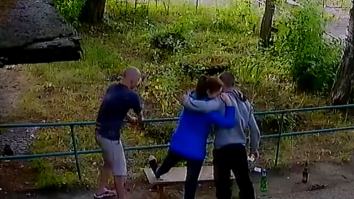 GRAPHIC: Don’t Watch This Video Of A Girl Having Her Leg Broken After She Asked Drunk Friend To Obliterate Her