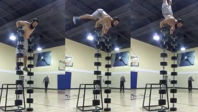 handstand pushups free throws