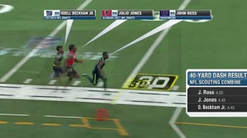 Watch John Ross Smoke Odell Beckham And Julio Jones In A Side-By-Side 40-Yard Dash Comparison