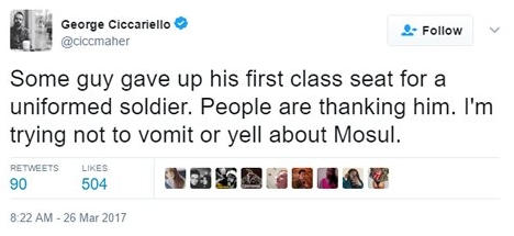 George Ciccariello Twitter Soldier Plane