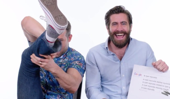 ryan reynolds jake gyllenhaal googled questions