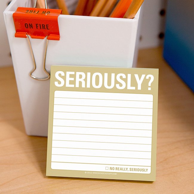 Seriously Post It Notes