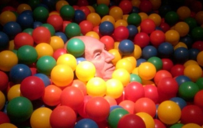 Sir Patrick Stewart Ball Pit