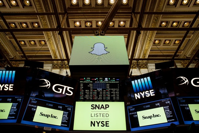 Snapchat Parent Snap Begins Trading On New York Stock Exchange