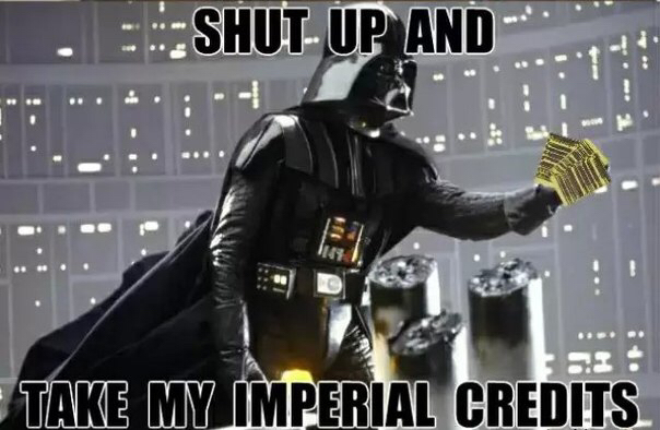 Shut Up Take Star Wars Meme