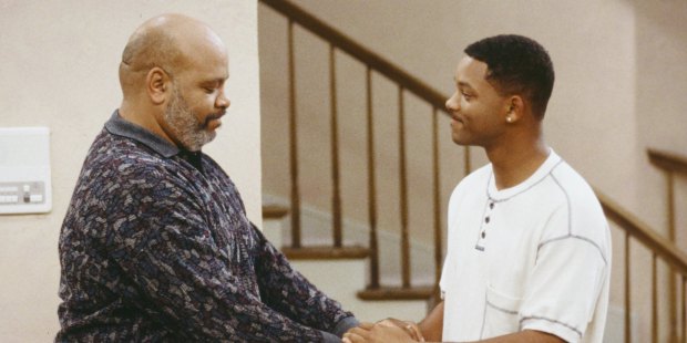 Will Smith And Uncle Phil From The Fresh Prince Of Bel-Air