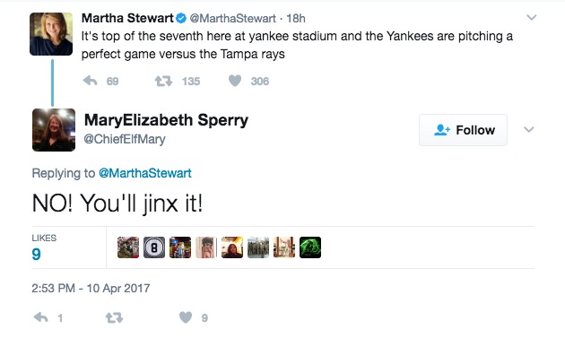 Martha Stewart Jinxed Yankees Perfect Game