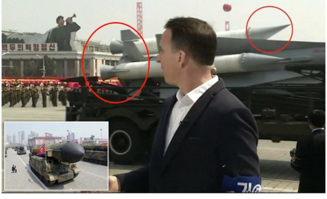 north korea fake missiles