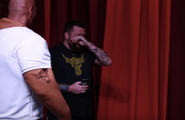 The Rock Surprises Fan