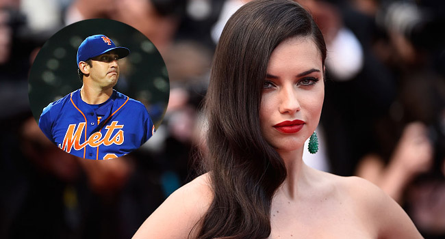 adriana lima fans matt harvey mets