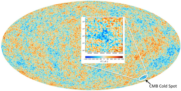 Cold Spot Parallel Universe