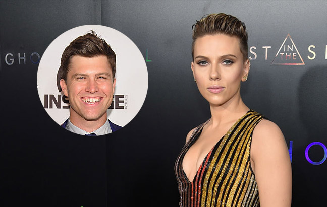 colin jost scarlett johansson
