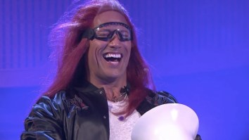 Dwayne ‘The Rock’ Johnson Plays Trivia And Gets Hit With An Air Cannon For Every Wrong Answer