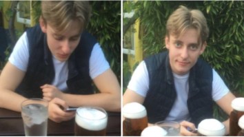 Dude Cleverly Recruits His Friends To Go Drinking On A Weekday With Ice Cold Scheme