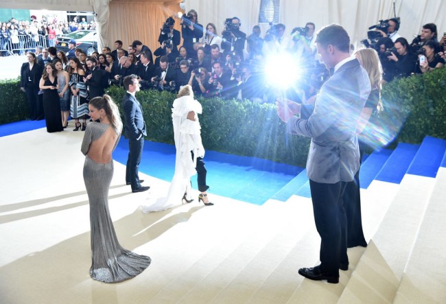 tom brady gisele met gala