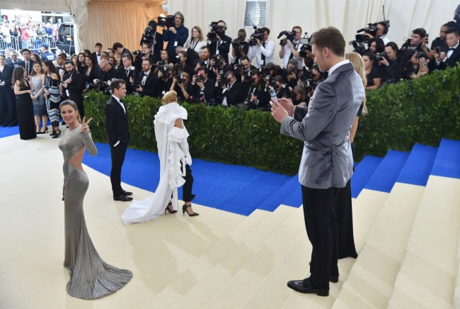 tom brady gisele met gala