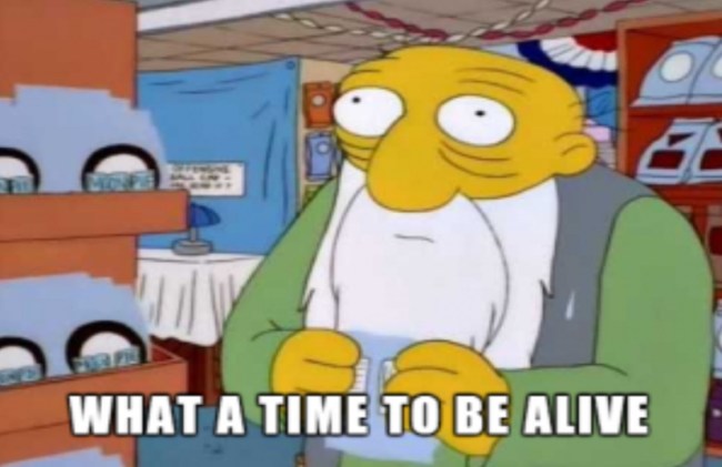 What A Time To Be Alive Simpsons