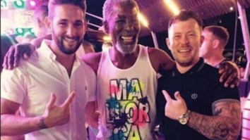 Dude Mistaken For Morgan Freeman On Bachelor Party Becomes The Most Popular Dude On Spanish Island