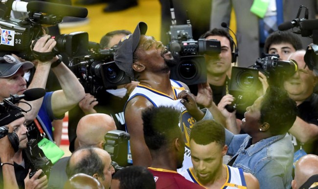 kevin durant message rihanna nba championship