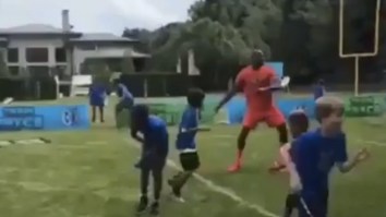 LeBron James Straight Up Dominated The Water Balloon Fight At His Son’s Birthday Party