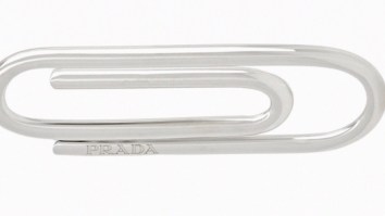Prada Is Selling A $185 Paper Clip And The Internet Has Its Opinions