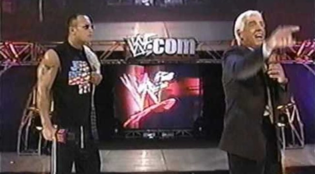 Ric Flair Dwayne The Rock Johnson