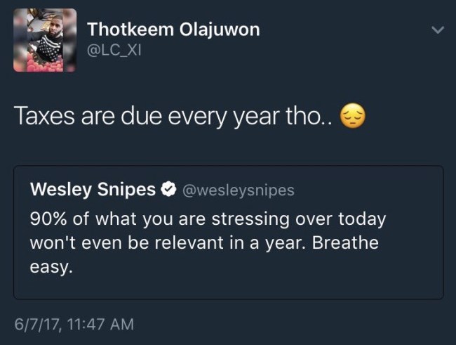 Wesley Snipes Twitter Burn R.Kelly
