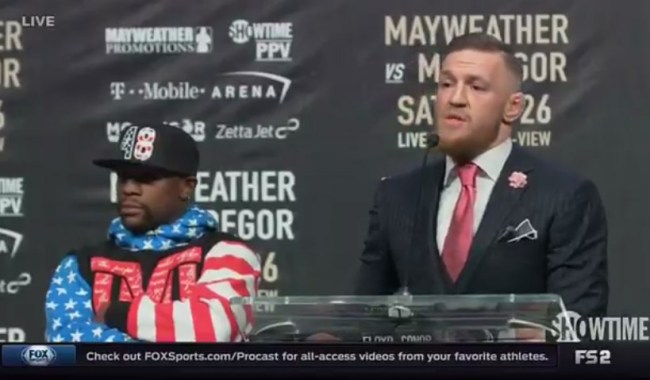 glitch mayweather mcgregor fox host robe karyn bryant