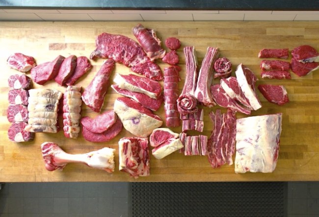 how to butcher a cow