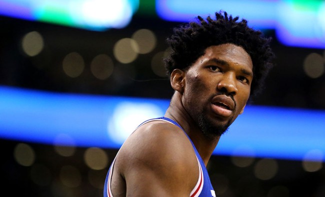 joel embiid reaction NBA 2K18 rating video
