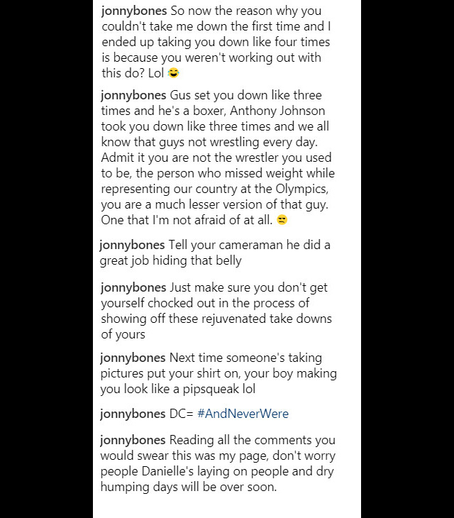 jon jones daniel cormier social media