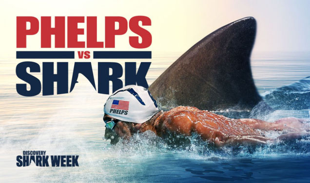 michael phelps responds complaints shark race