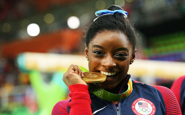simone biles instagram troll beach pics