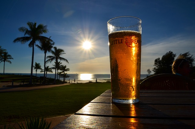 sunset beer